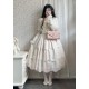 Miss Point Point Garden Embroidered 3-Tier Skirt(Reservation/3 Colours/Full Payment Without Shipping)